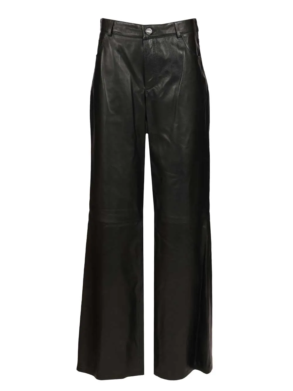 Polly Leather Trousers Black sold by Wanan Luxury