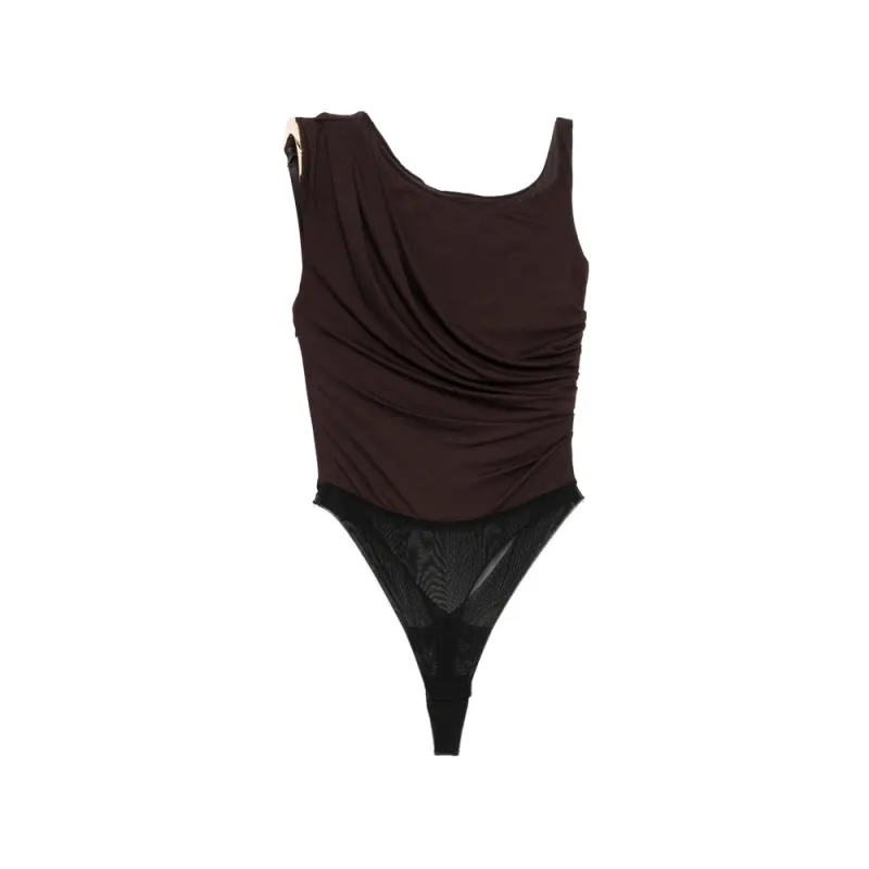Bodysuits Brown, Black made by Wanan Luxury