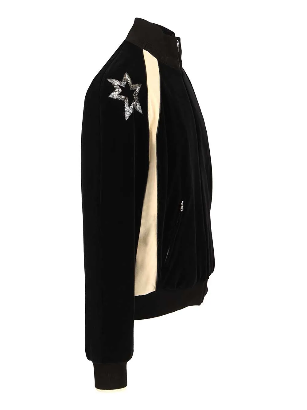 Cotton Blend Velvet Sports Jacket Jackets Black sold by Wanan Luxury product image thumbnail 3