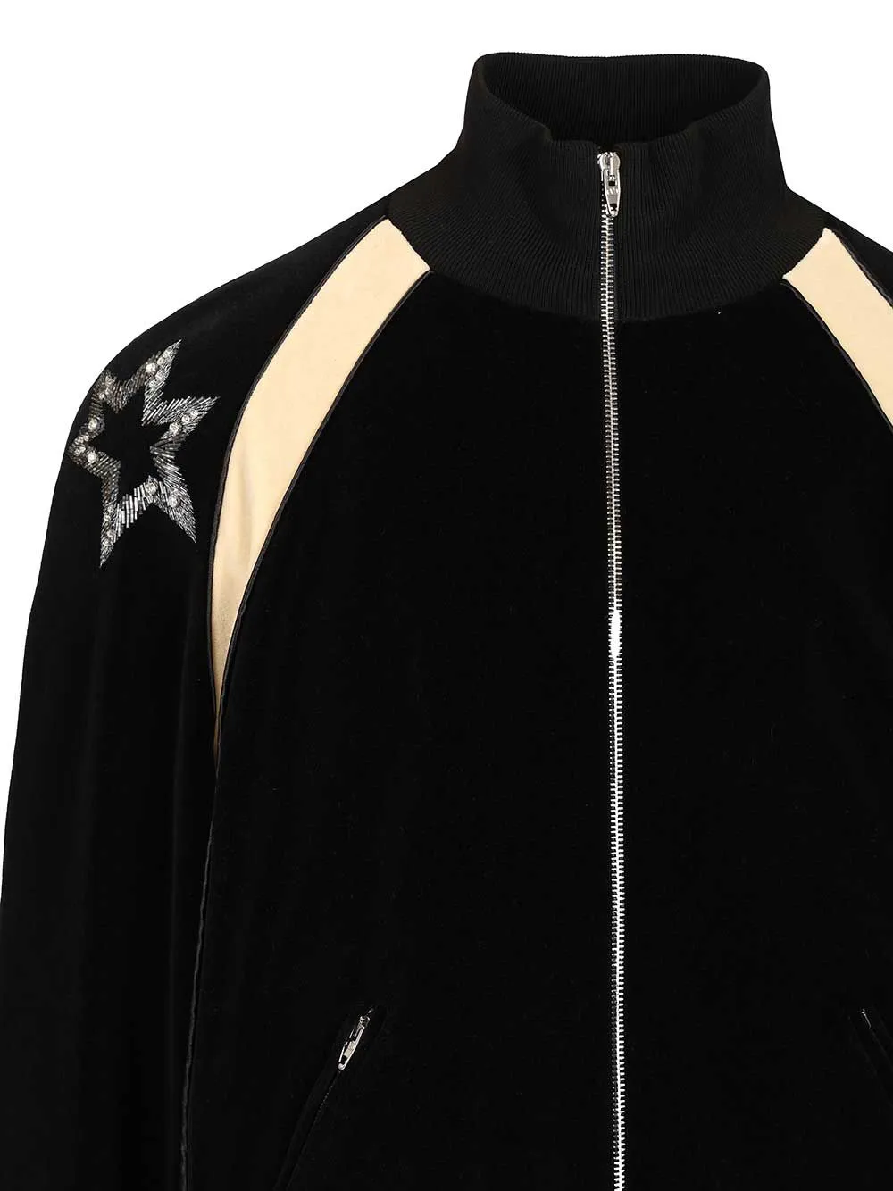 Cotton Blend Velvet Sports Jacket Jackets Black sold by Wanan Luxury product image thumbnail 4