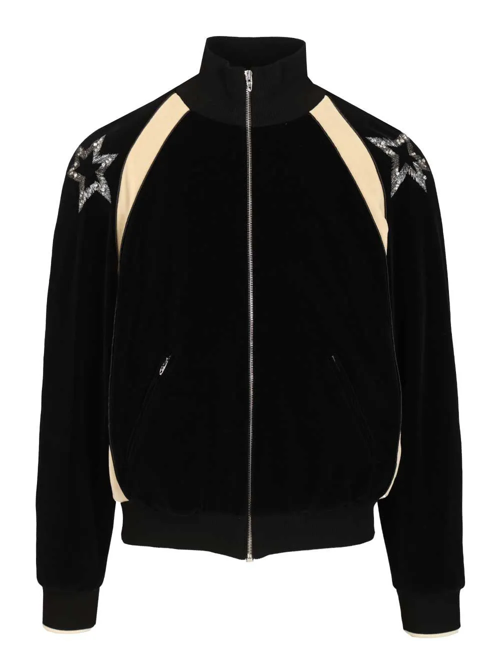 Cotton Blend Velvet Sports Jacket Jackets Black sold by Wanan Luxury