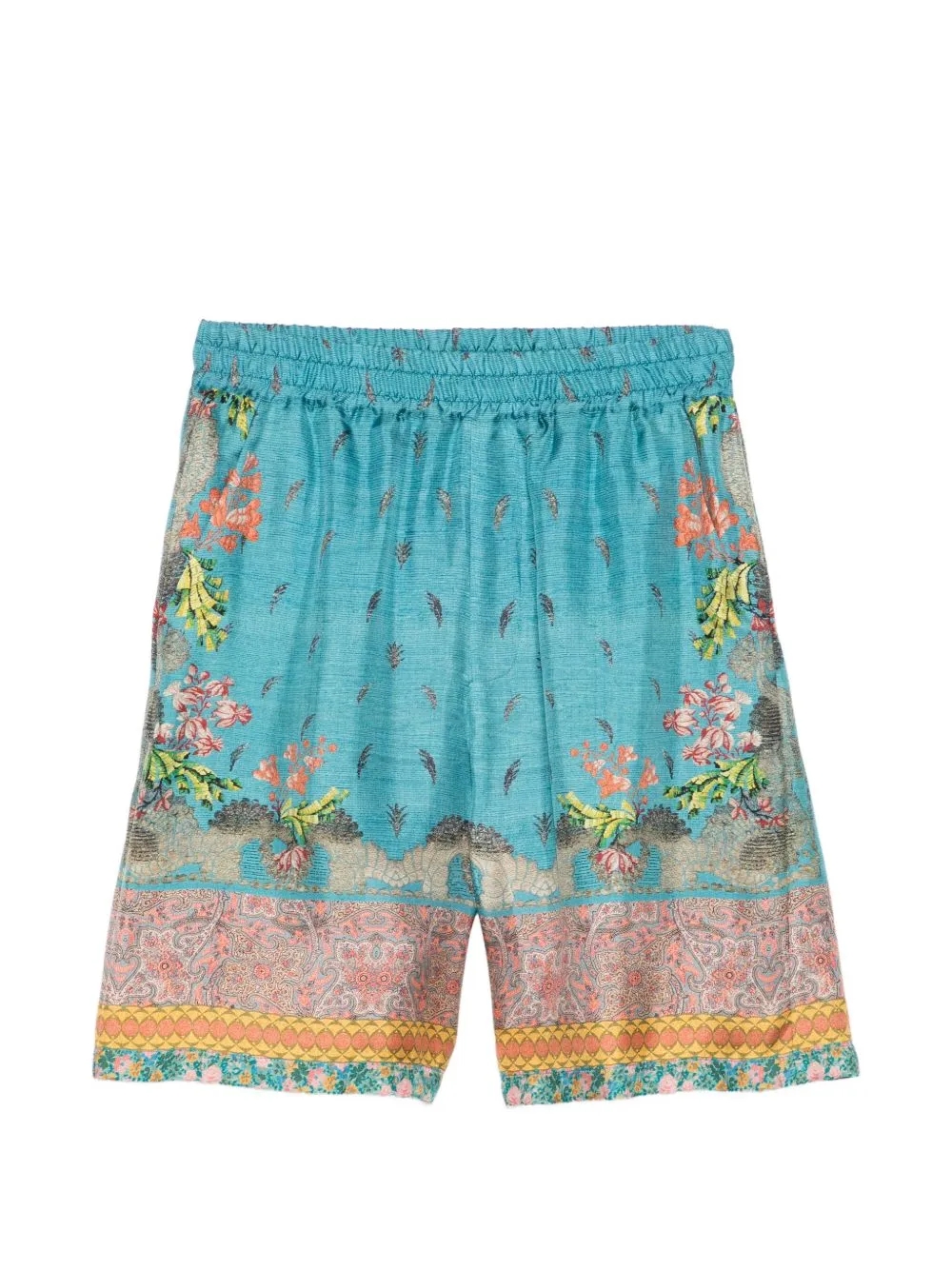 Printed Silk Shorts sold by Wanan Luxury