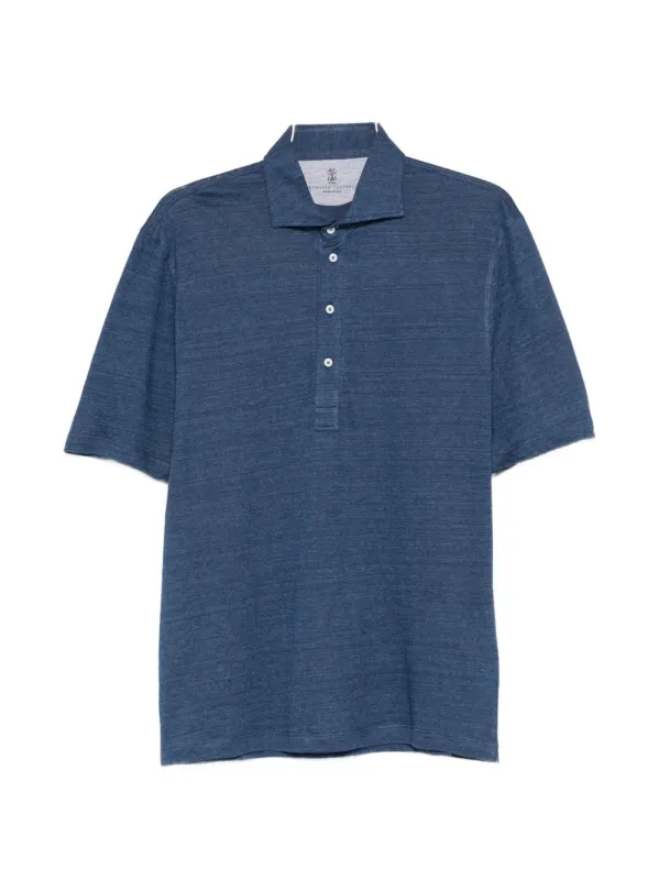 Linen And Cotton Polo Shirt sold by Wanan Luxury
