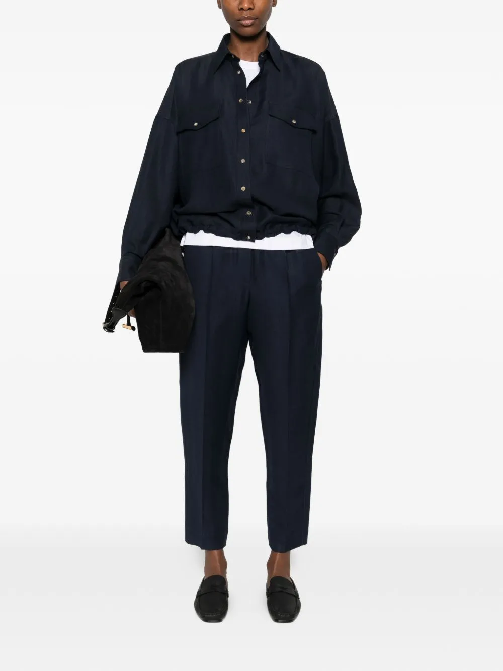 Linen Blend Shirt sold by Wanan Luxury product image thumbnail 4