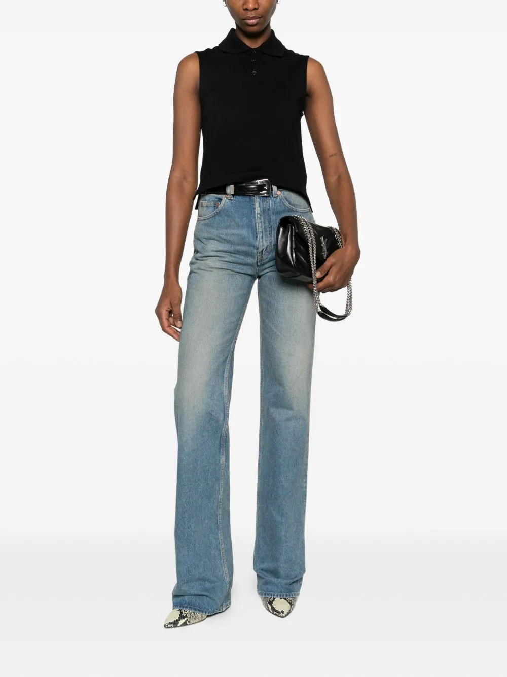 Cotton Sleeveless Polo Shirt sold by Wanan Luxury product image thumbnail 5