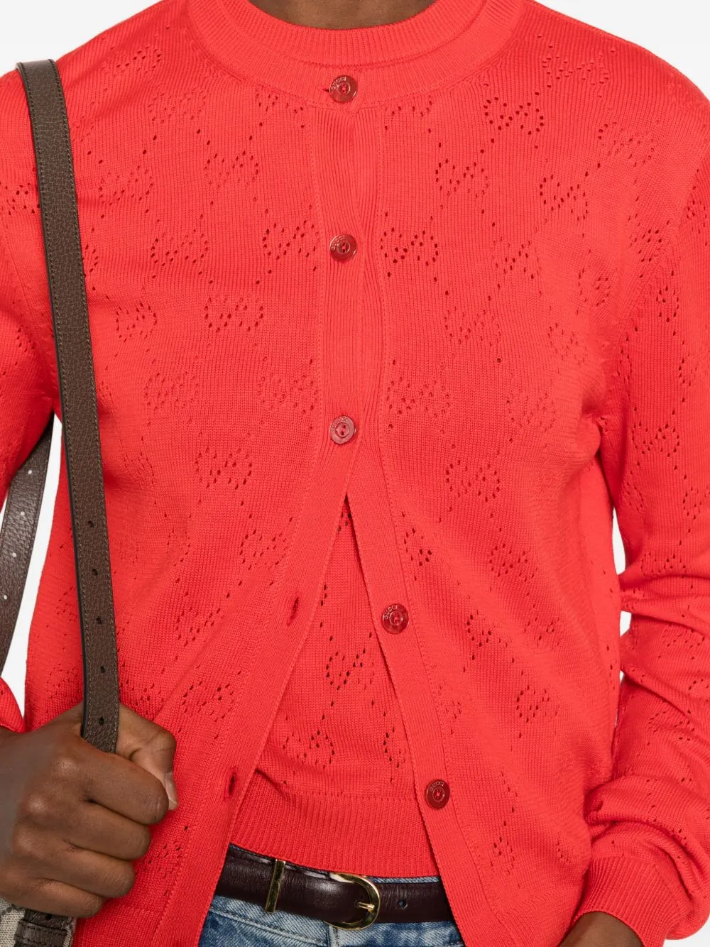 Gg Cotton Cardigan sold by Wanan Luxury product image thumbnail 5