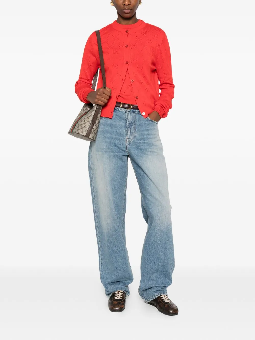 Gg Cotton Cardigan sold by Wanan Luxury product image thumbnail 2