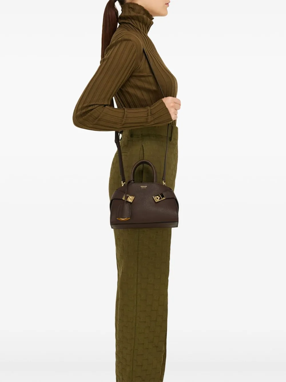 Hug Mini Leather Handbag sold by Wanan Luxury product image thumbnail 3