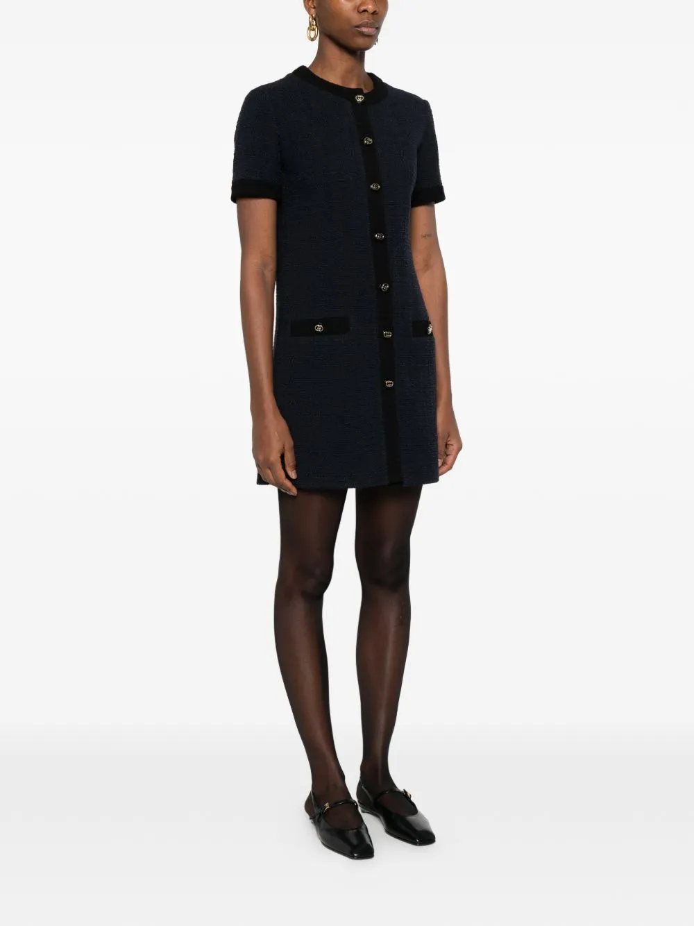 Wool Tweed Dress sold by Wanan Luxury product image thumbnail 4