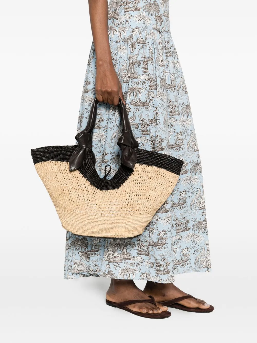 Fonol Rafia Tote sold by Wanan Luxury product image thumbnail 4