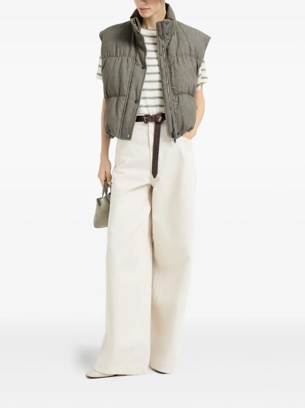 Striped Wool Sweater sold by Wanan Luxury product image thumbnail 2