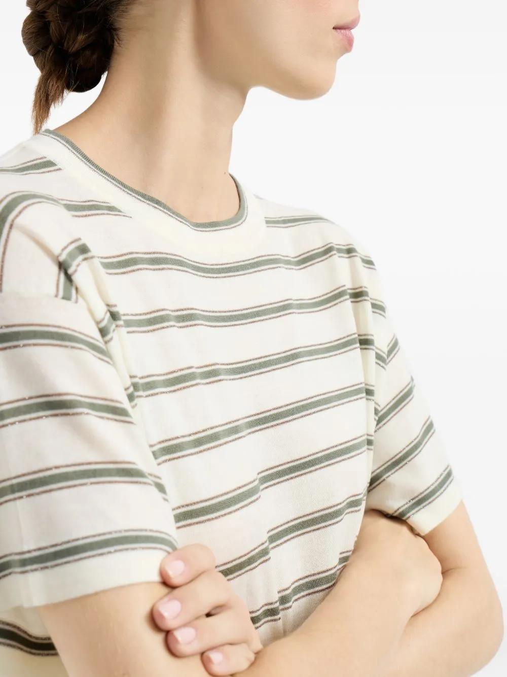 Striped Wool Sweater sold by Wanan Luxury product image thumbnail 3