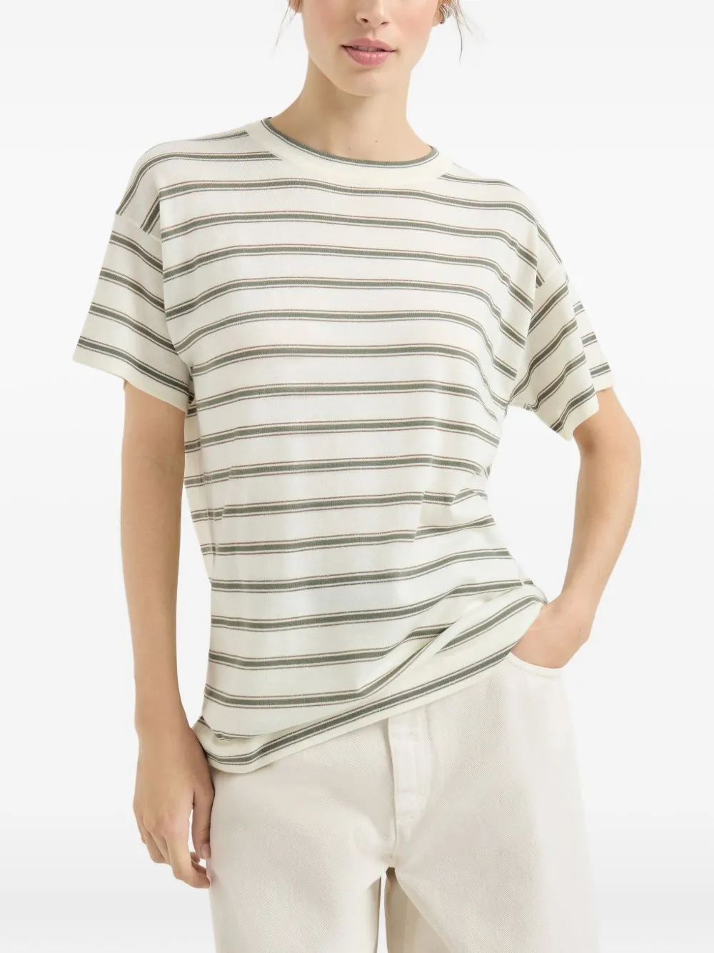 Striped Wool Sweater sold by Wanan Luxury product image thumbnail 4