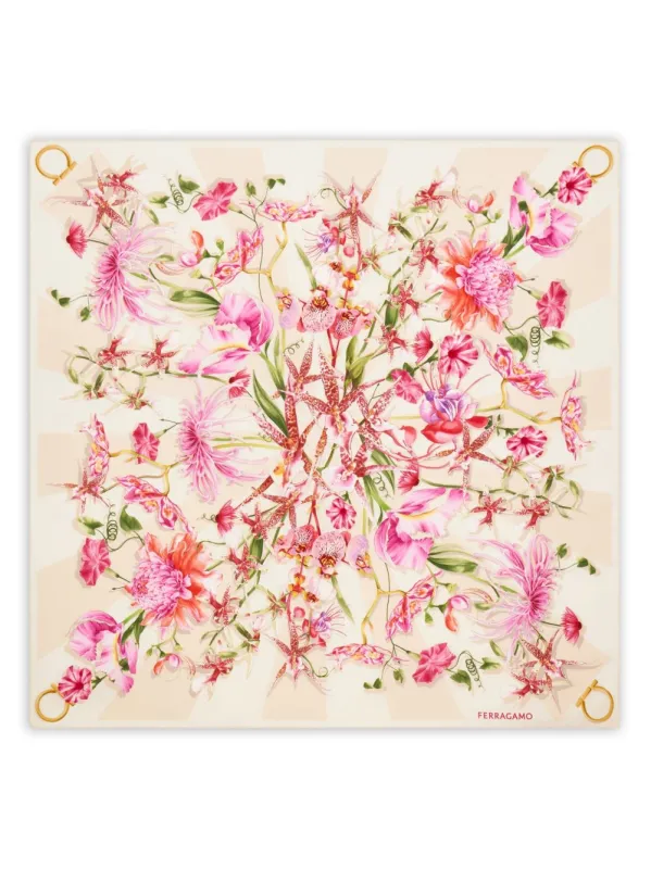 Printed Silk Foulard sold by Wanan Luxury