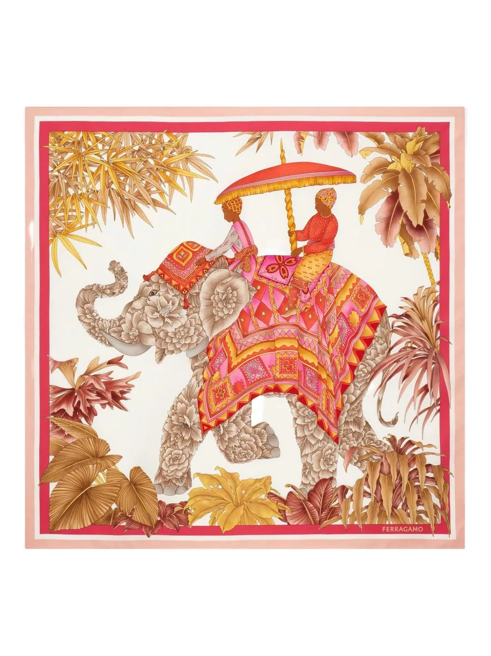 Printed Silk Foulard sold by Wanan Luxury