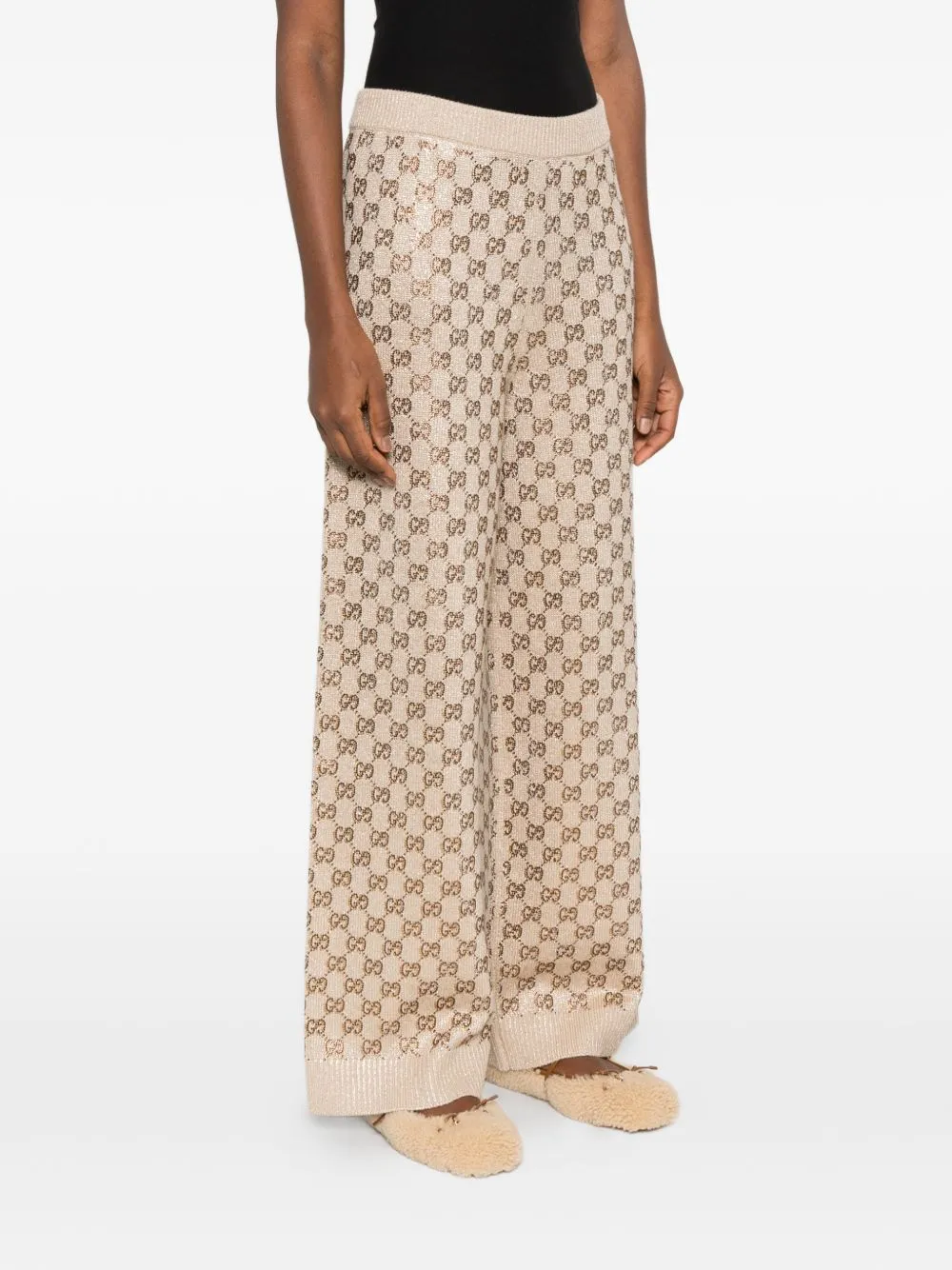 Gg Wool Trousers sold by Wanan Luxury product image thumbnail 2