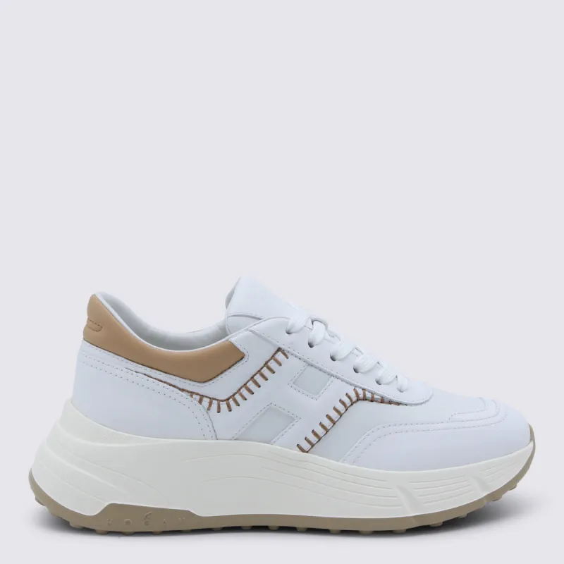 Sneakers Bianco/Deserto made by Hogan