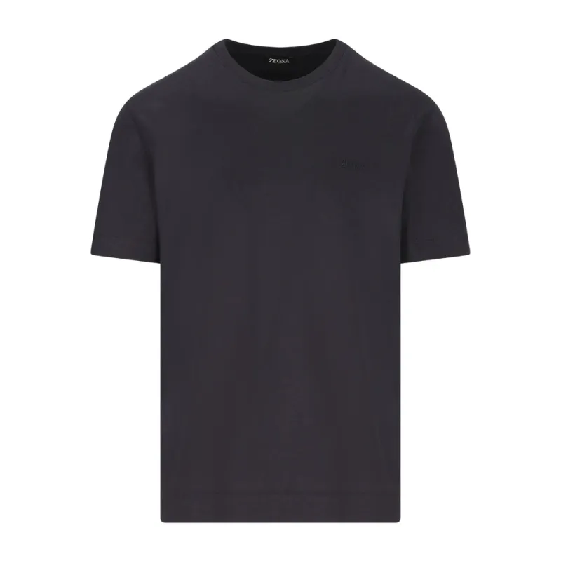 T Shirts Blue made by Ermenegildo Zegna