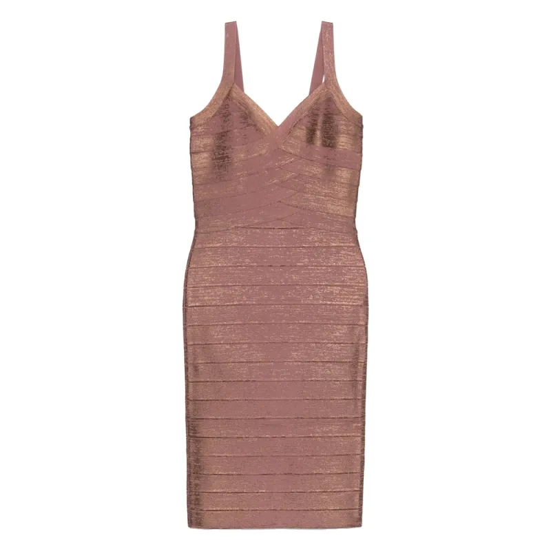 Dresses Pink made by Herve Leger