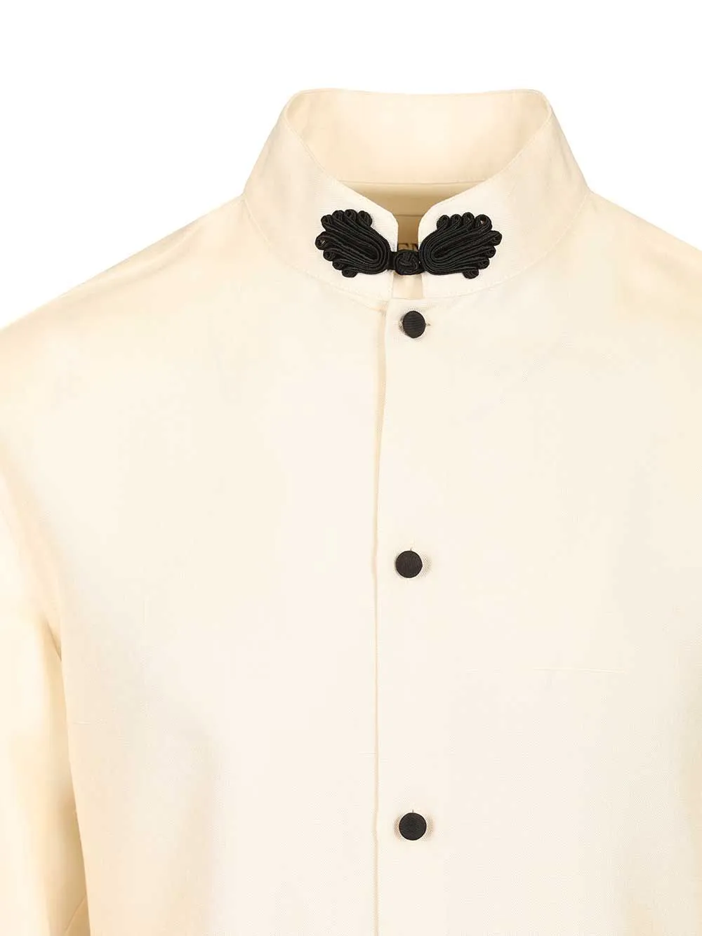Silk Shantung Shirt Shirts Beige sold by Wanan Luxury product image thumbnail 3