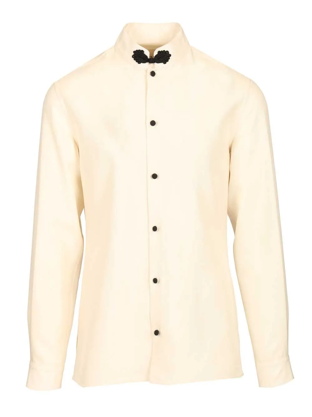 Silk Shantung Shirt Shirts Beige sold by Wanan Luxury