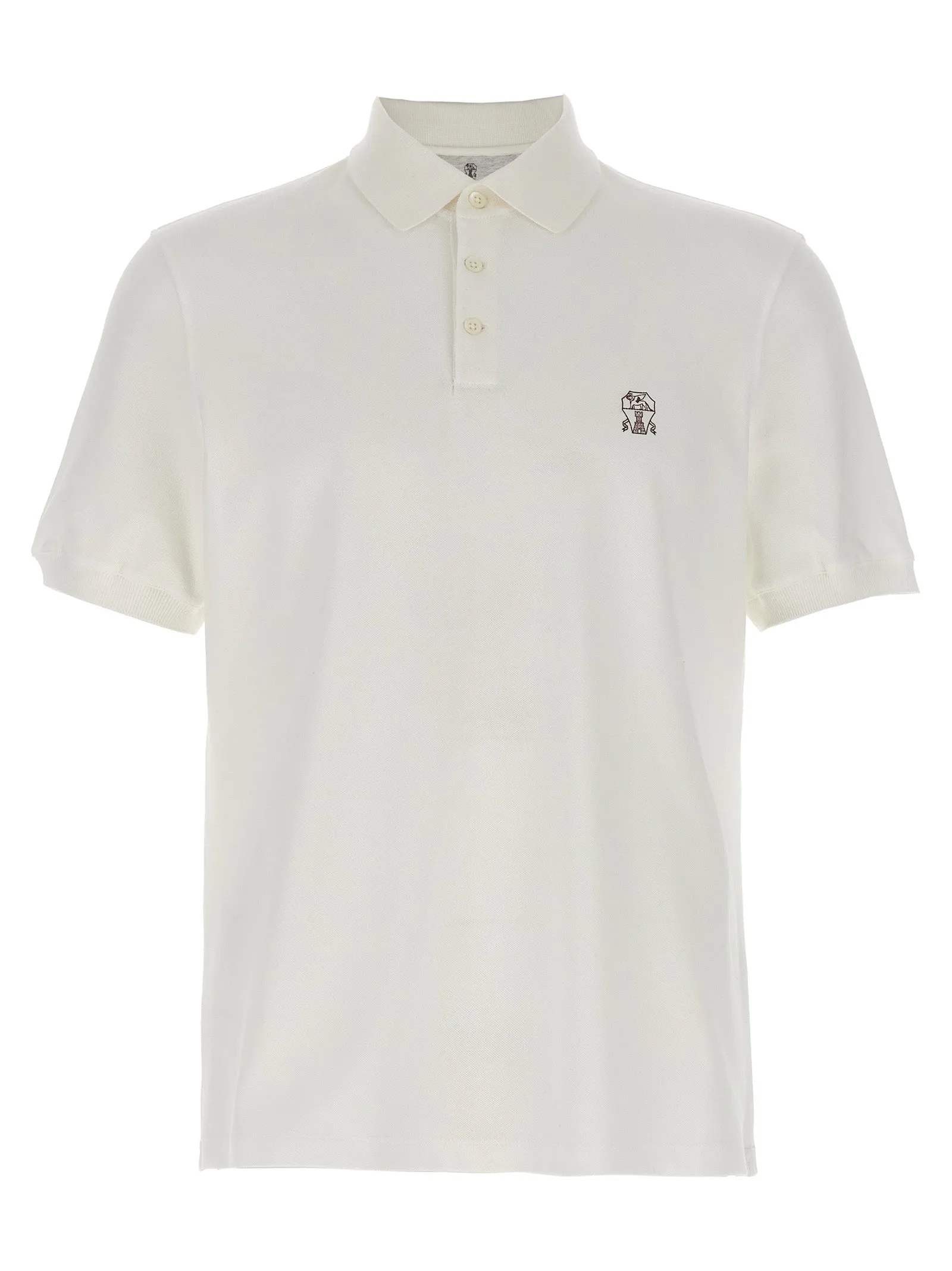 Piqué Shirt Polo White sold by Wanan Luxury