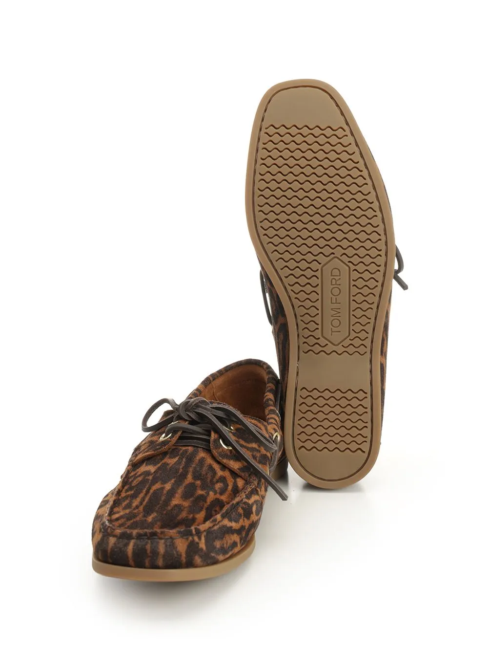 Suede Boat Shoes Scarpe Basse Animalier sold by Wanan Luxury product image thumbnail 5