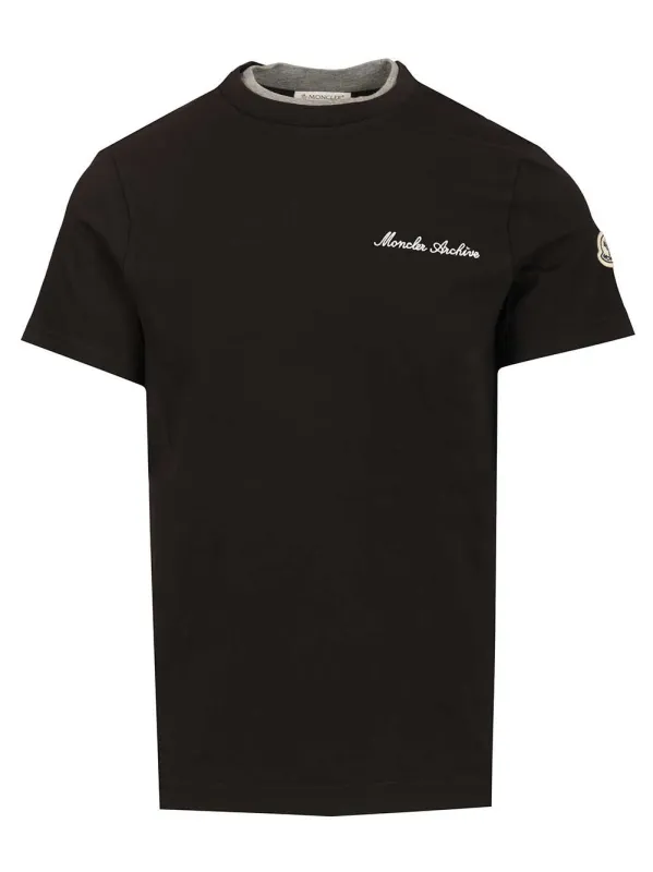 Double Layer T-Shirt Black sold by Wanan Luxury