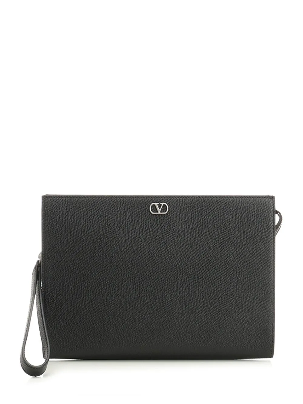Vlogo Signature Small Leather Goods Black sold by Wanan Luxury