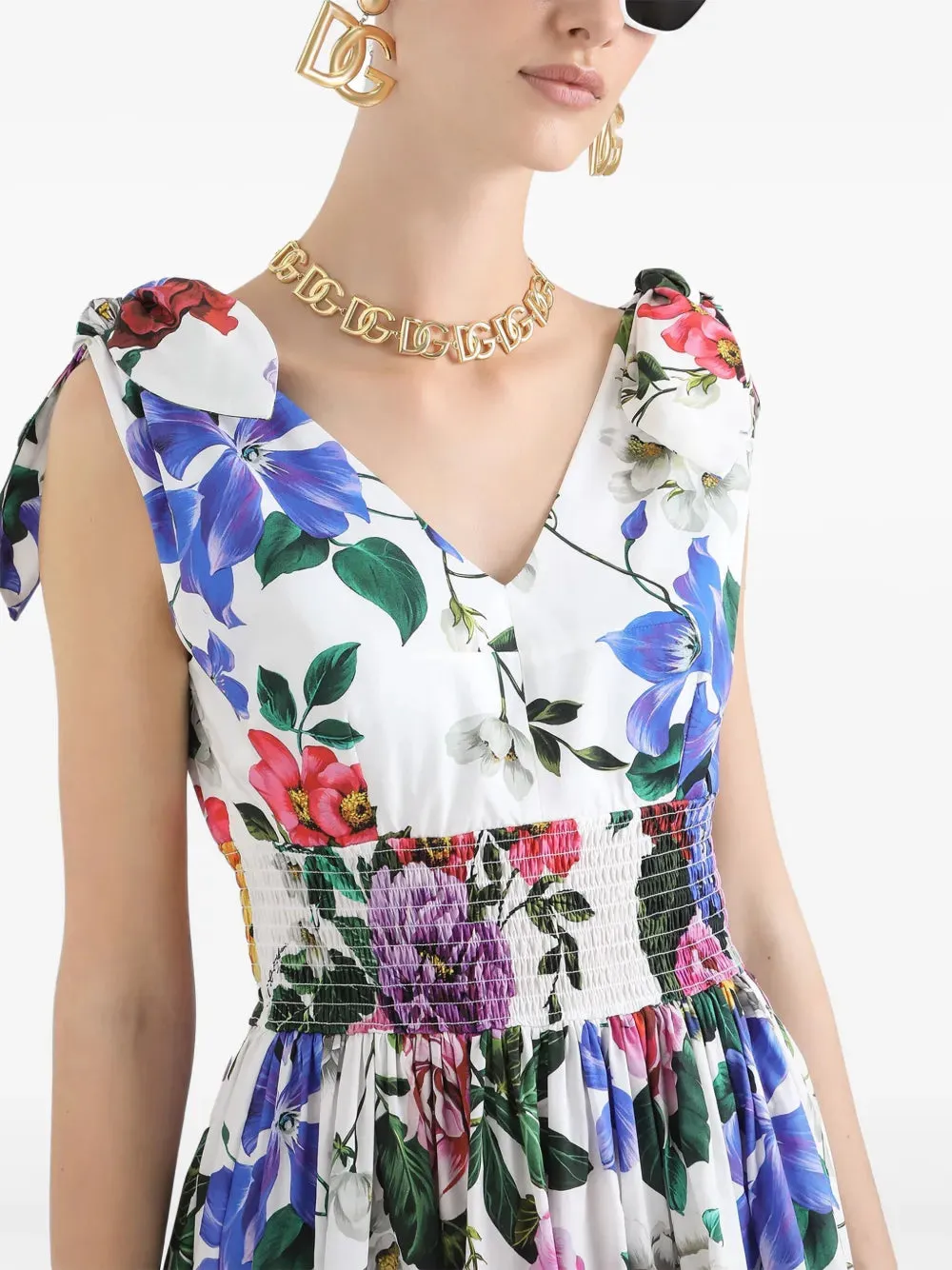 Floral Midi Dress sold by Wanan Luxury product image thumbnail 5