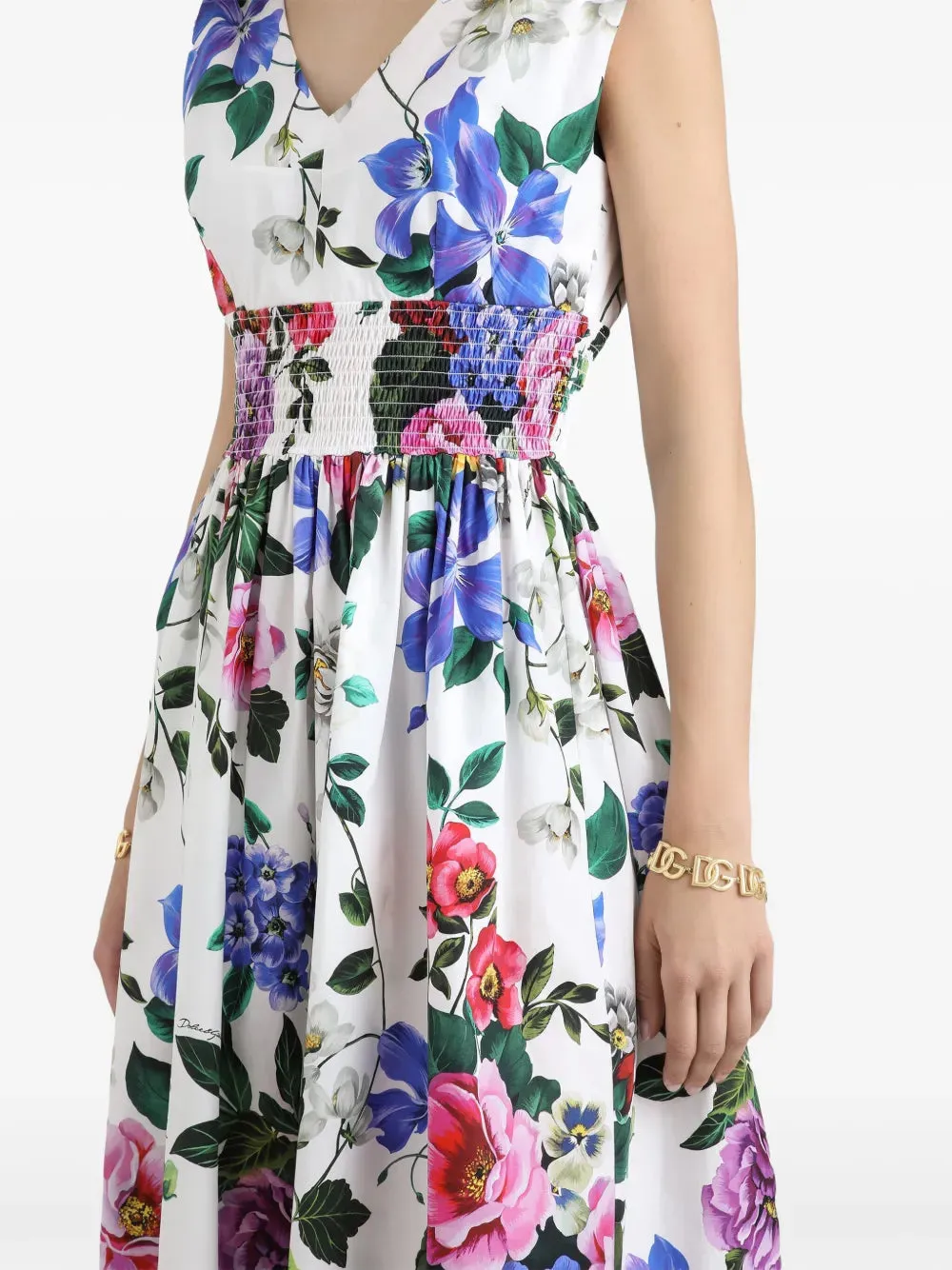 Floral Midi Dress sold by Wanan Luxury product image thumbnail 3