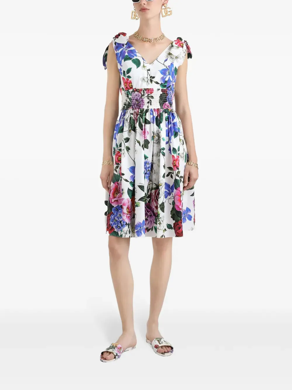 Floral Midi Dress sold by Wanan Luxury product image thumbnail 2
