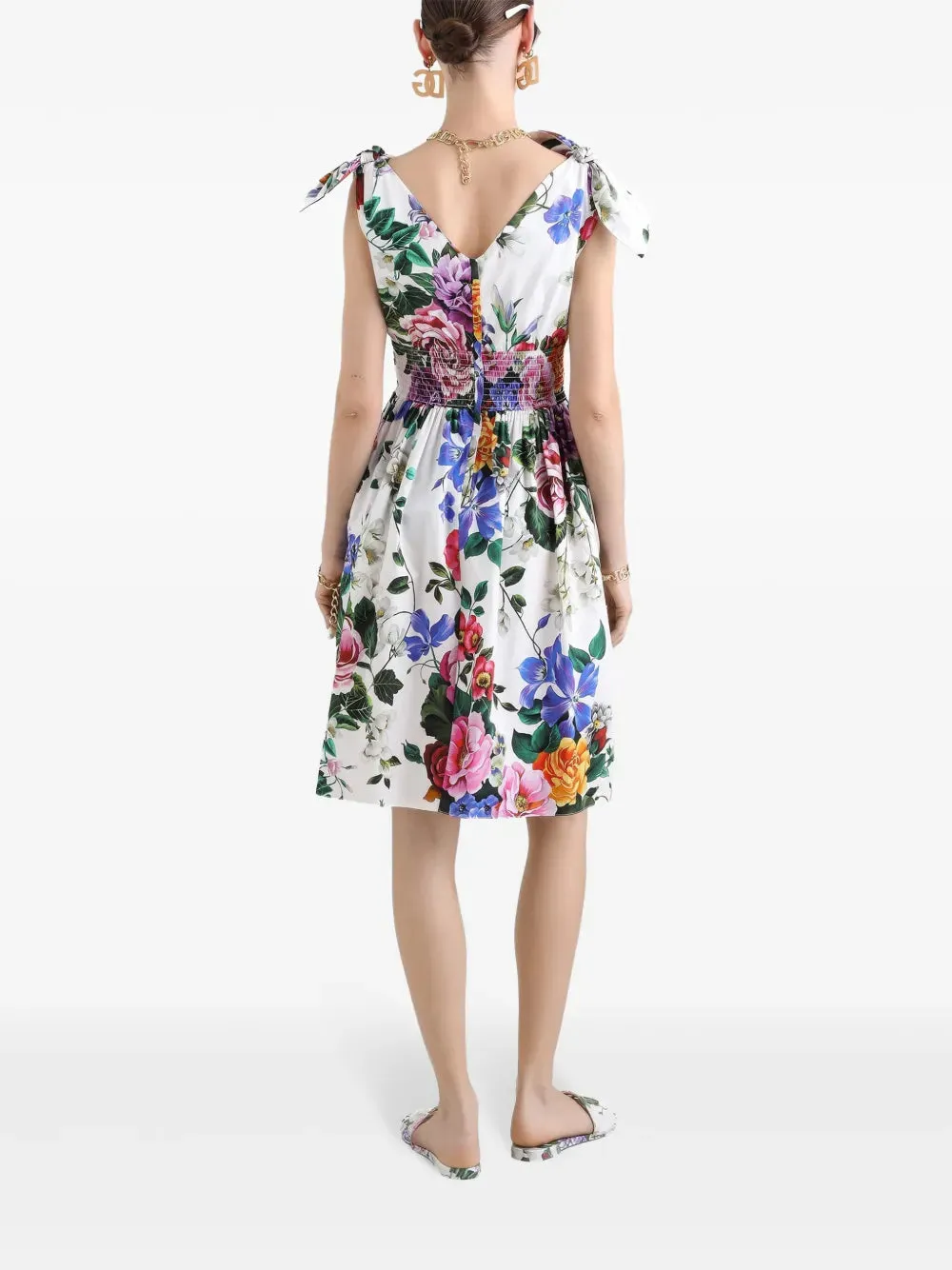Floral Midi Dress sold by Wanan Luxury product image thumbnail 4