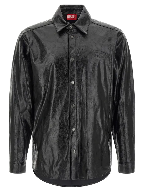 S-Simply-Qmbu Shirt And Blouse Black made by Diesel