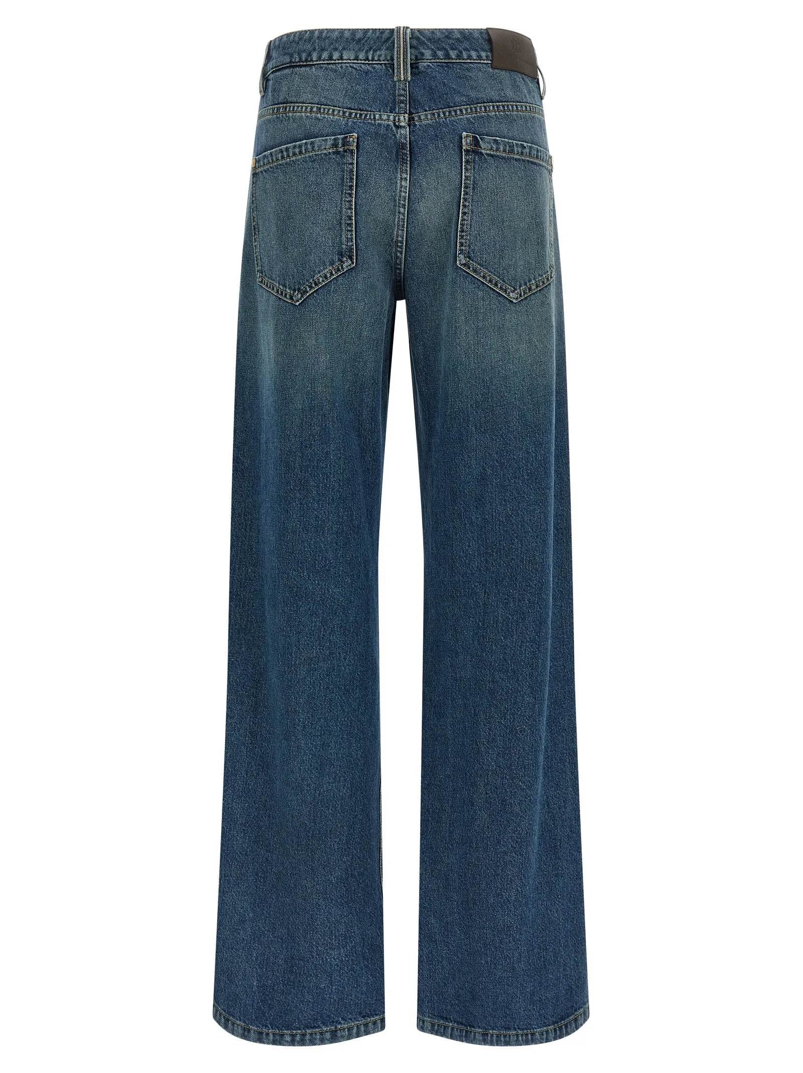 Stonewashed Denim Jeans Blue sold by Wanan Luxury product image thumbnail 2