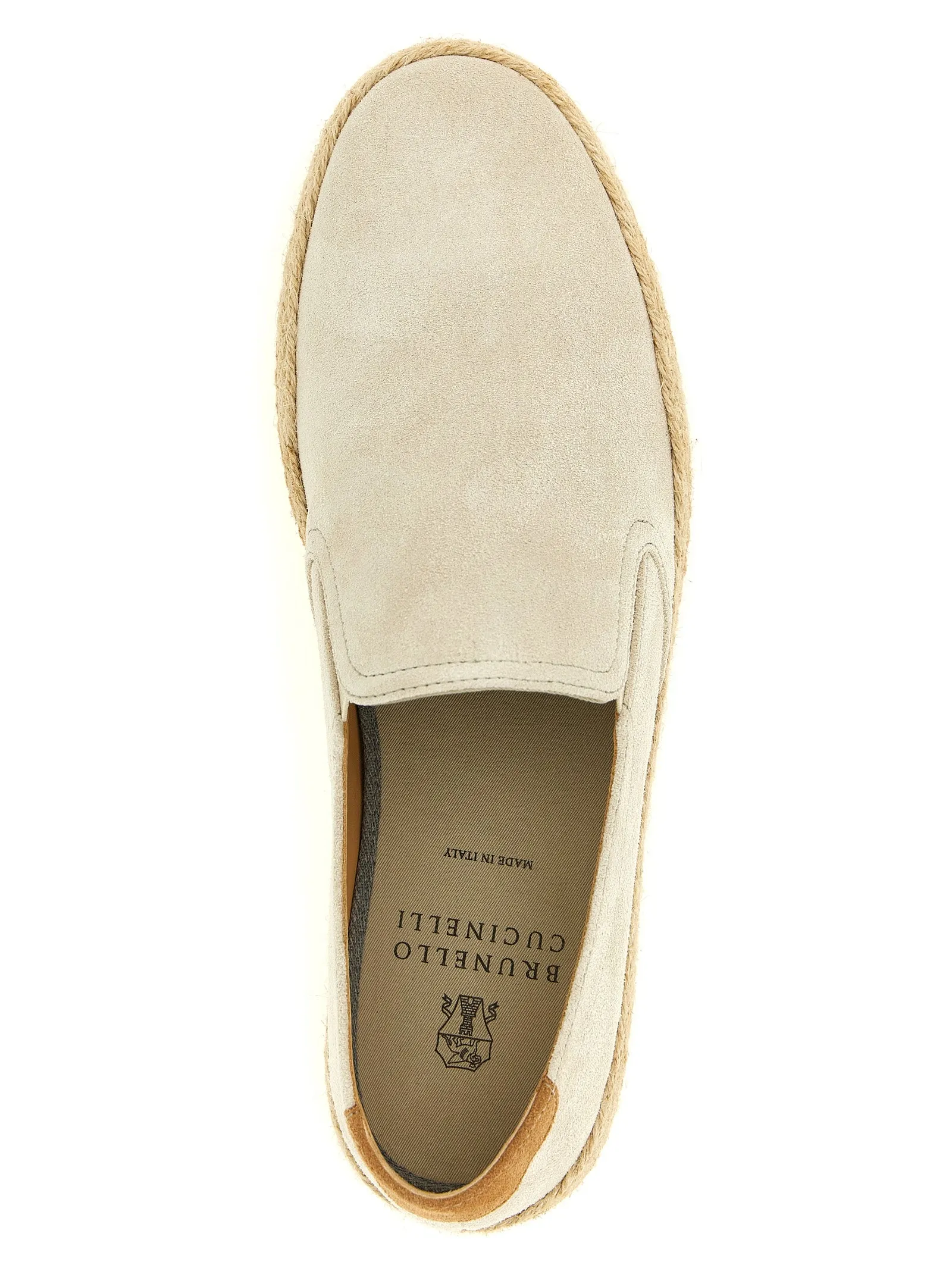 Suede Espadrilles Flat Shoes Gray sold by Wanan Luxury product image thumbnail 4