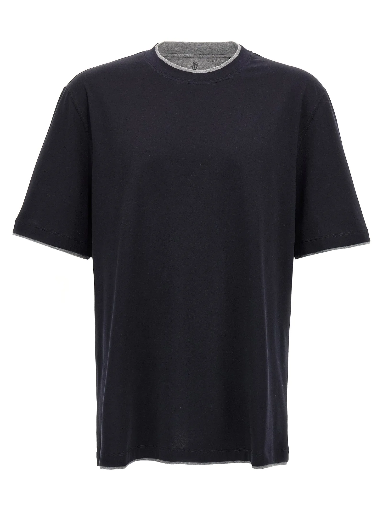 Double Layer T-Shirt Blue sold by Wanan Luxury