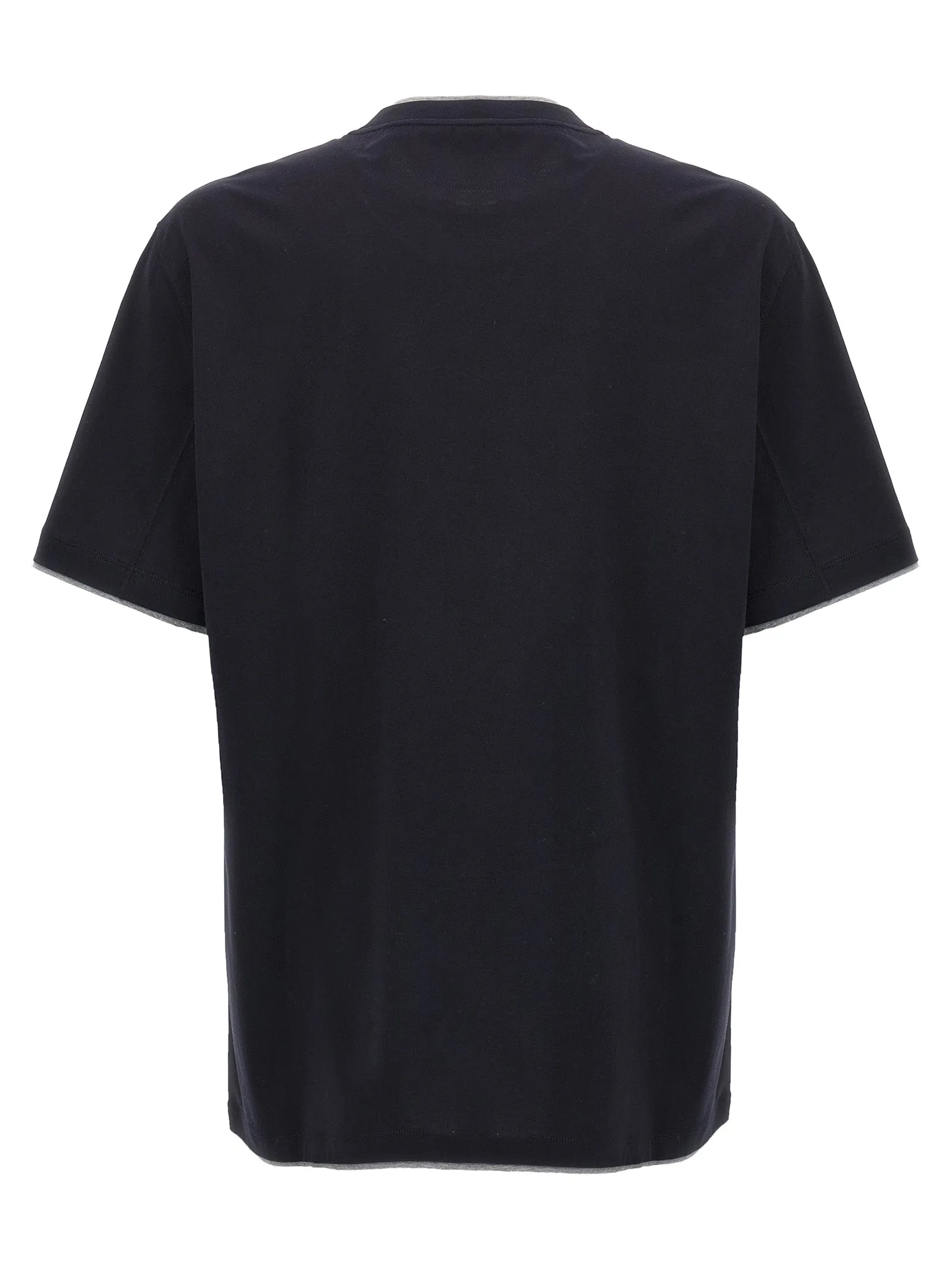 Double Layer T-Shirt Blue sold by Wanan Luxury product image thumbnail 2