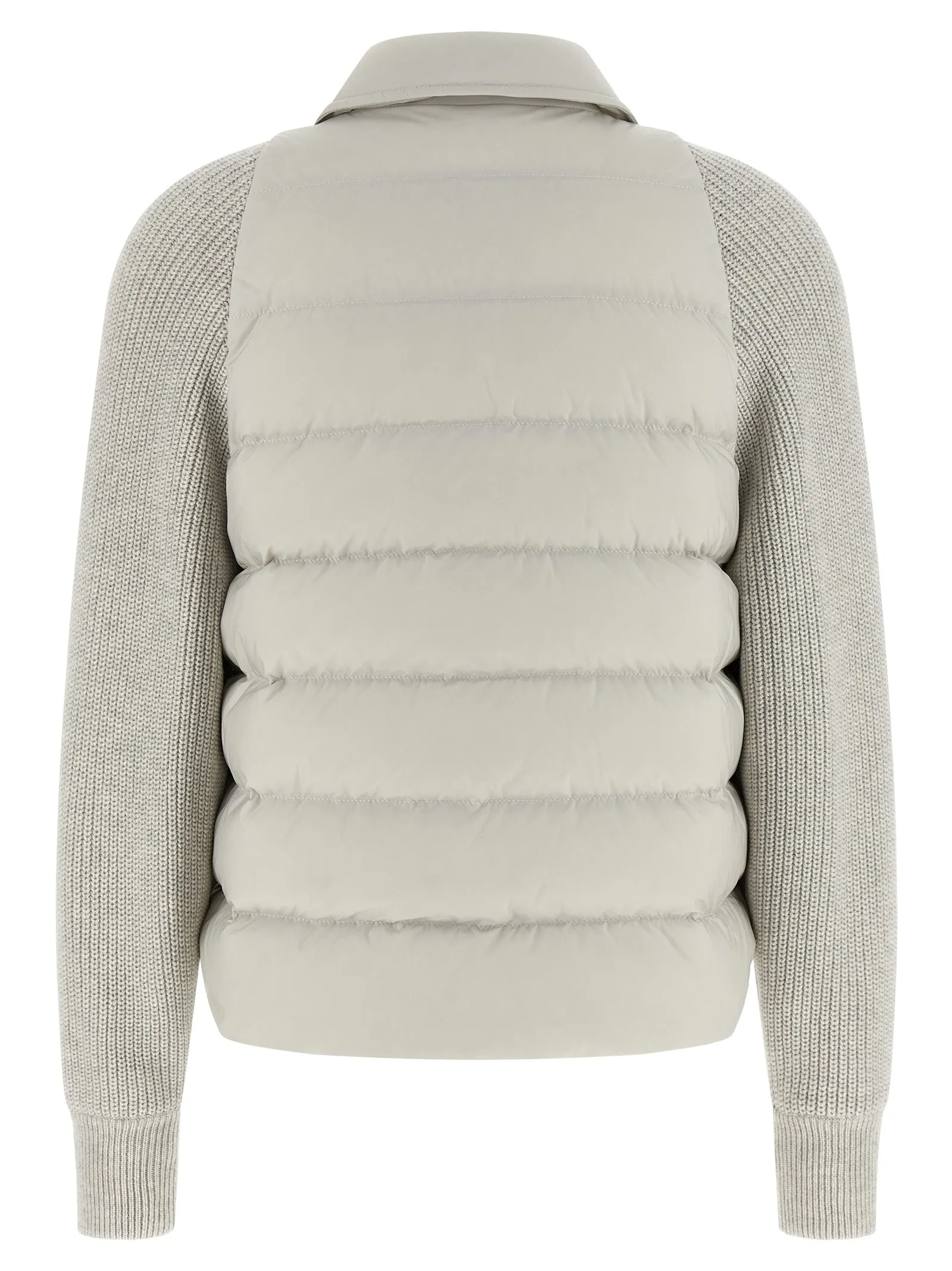 Shiny Flap Detail Puffer Jackets Gray sold by Wanan Luxury product image thumbnail 2