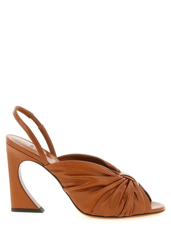 Fendi Arco Sandals Brown sold by Wanan Luxury