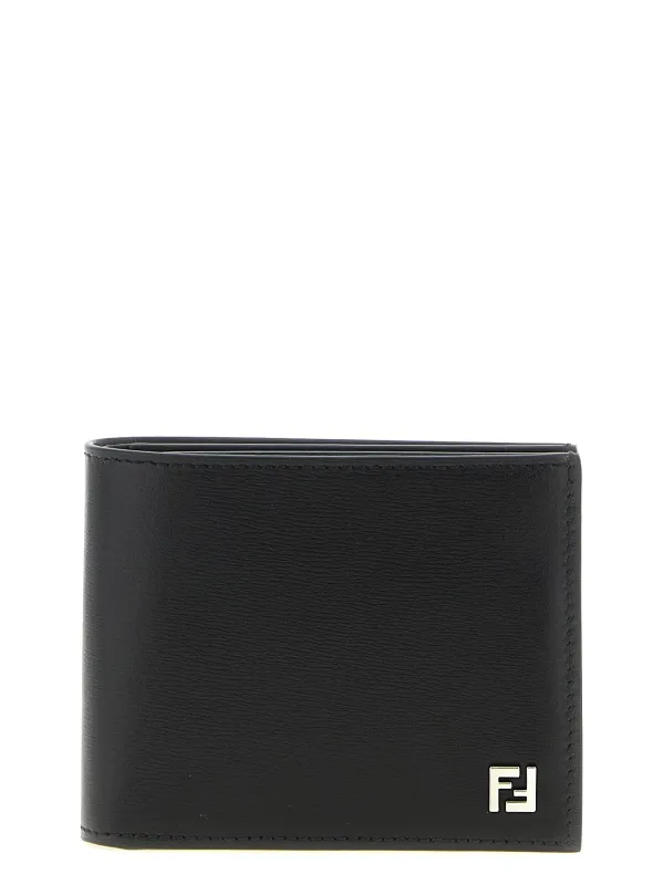 Squared Ff Wallets And Card Holders Black sold by Wanan Luxury