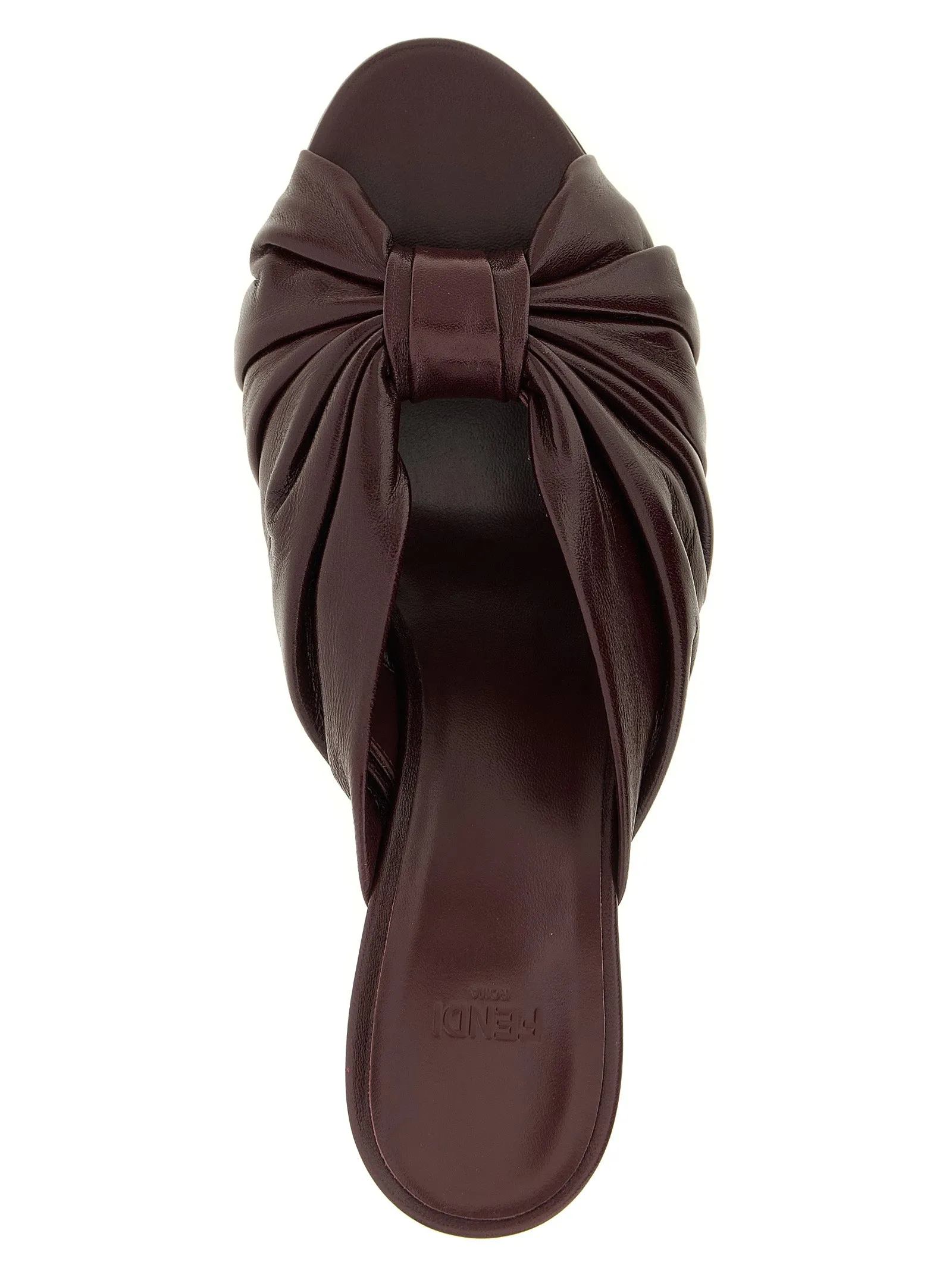 Fendi Arco Sandals Bordeaux sold by Wanan Luxury product image thumbnail 4