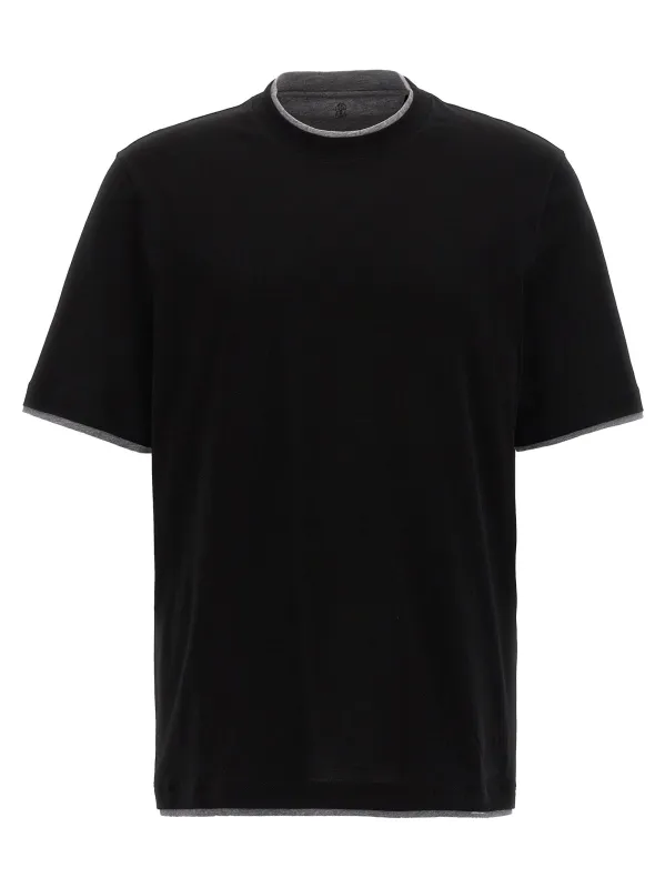 Double Hem T-Shirt Black sold by Wanan Luxury
