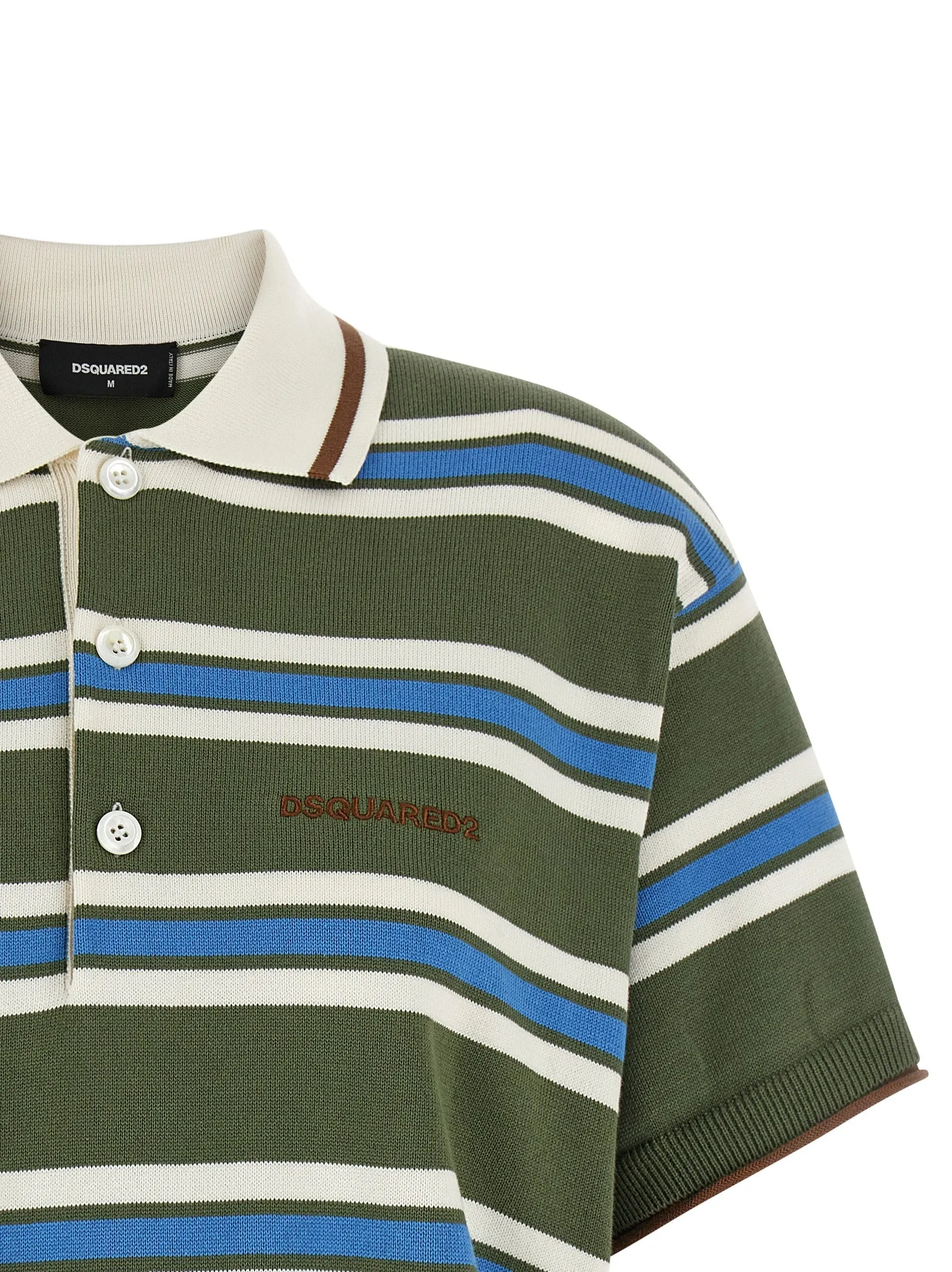 Striped Knit Polo Multicolor sold by Wanan Luxury product image thumbnail 3
