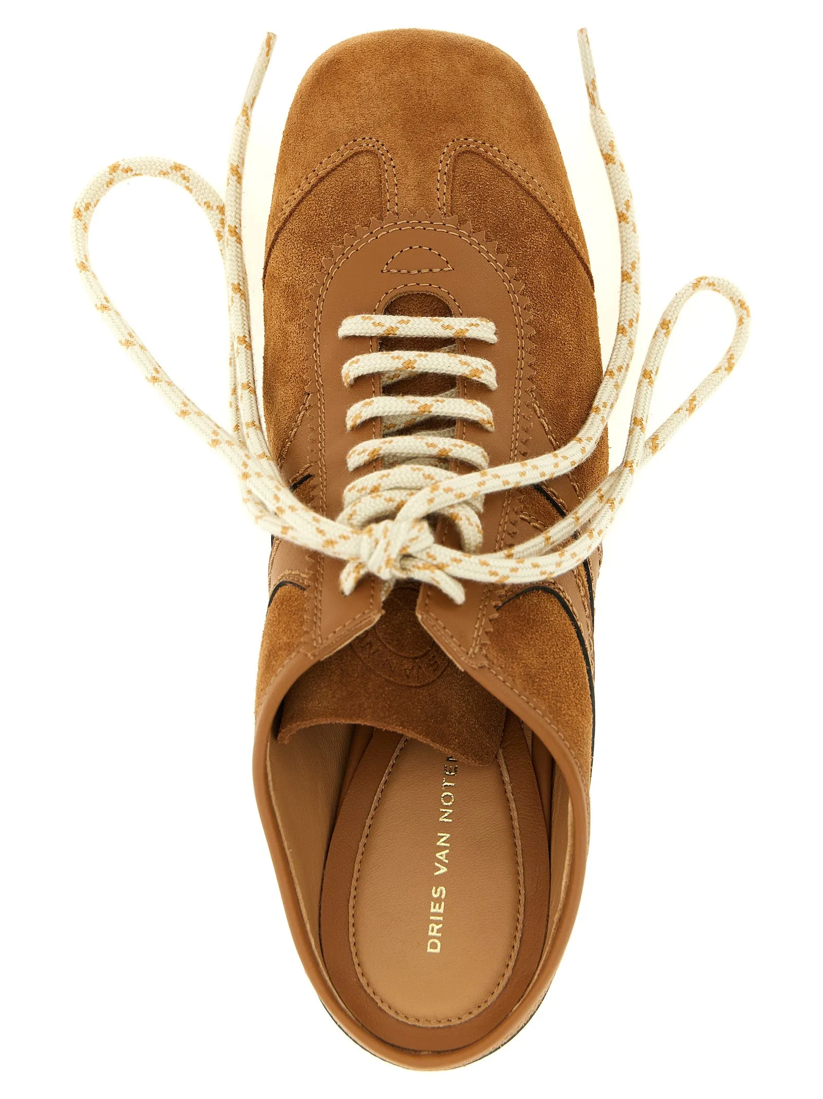 Heeled Suede Sneakers Brown sold by Wanan Luxury product image thumbnail 4