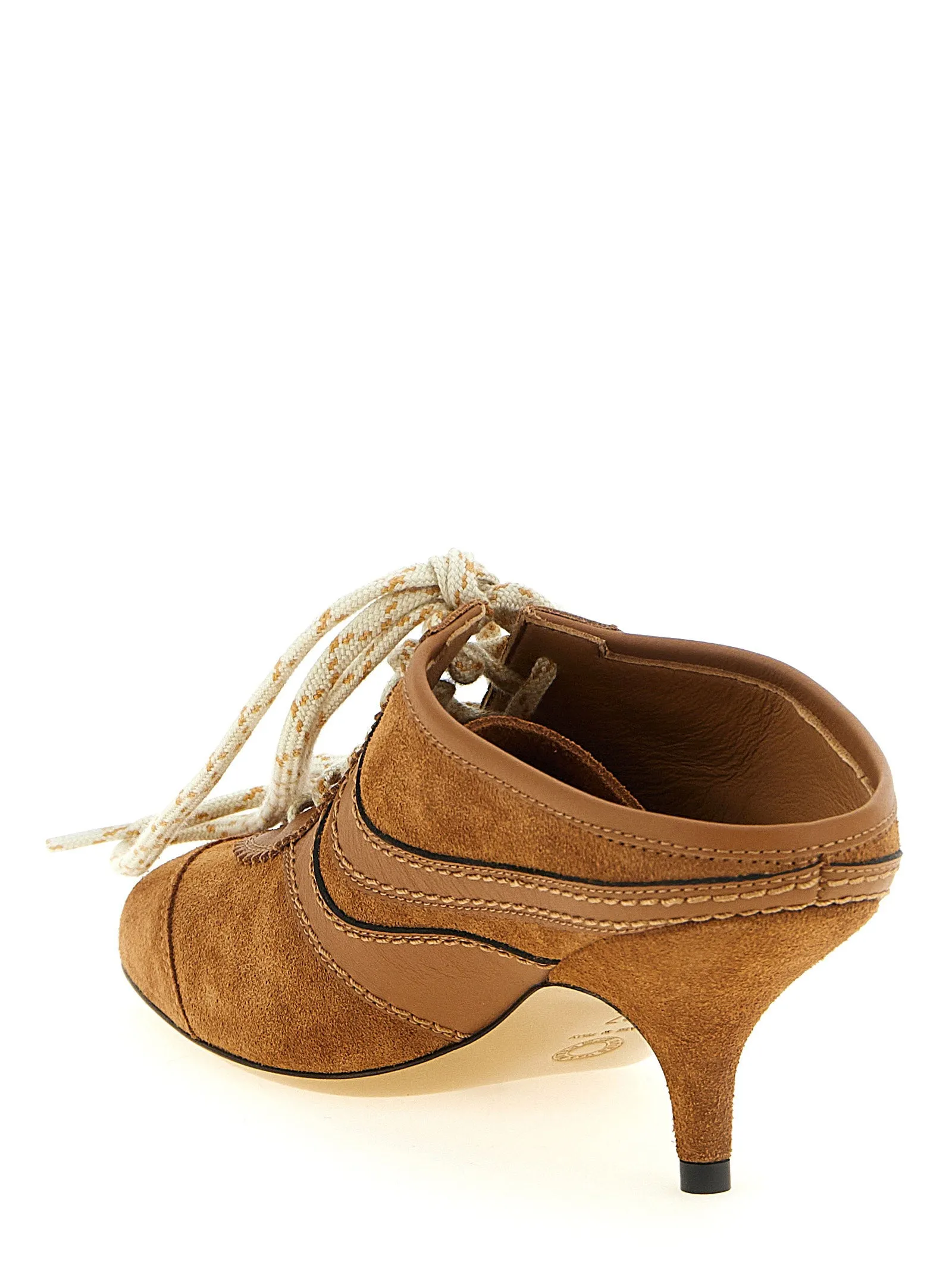 Heeled Suede Sneakers Brown sold by Wanan Luxury product image thumbnail 3