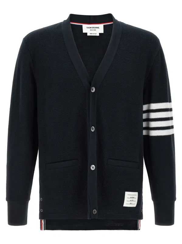 4bar Cardigan Sweaters And Cardigans Blue made by Thom Browne
