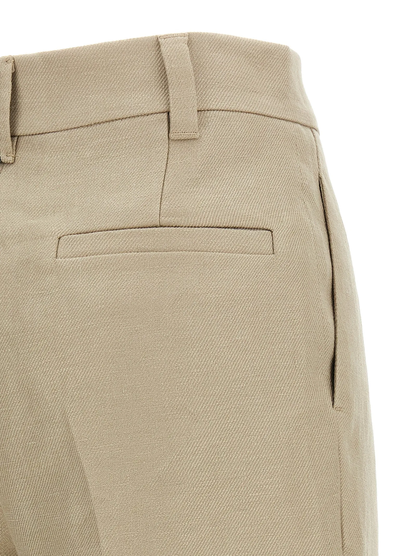 Linen Trousers Pants Beige sold by Wanan Luxury product image thumbnail 4