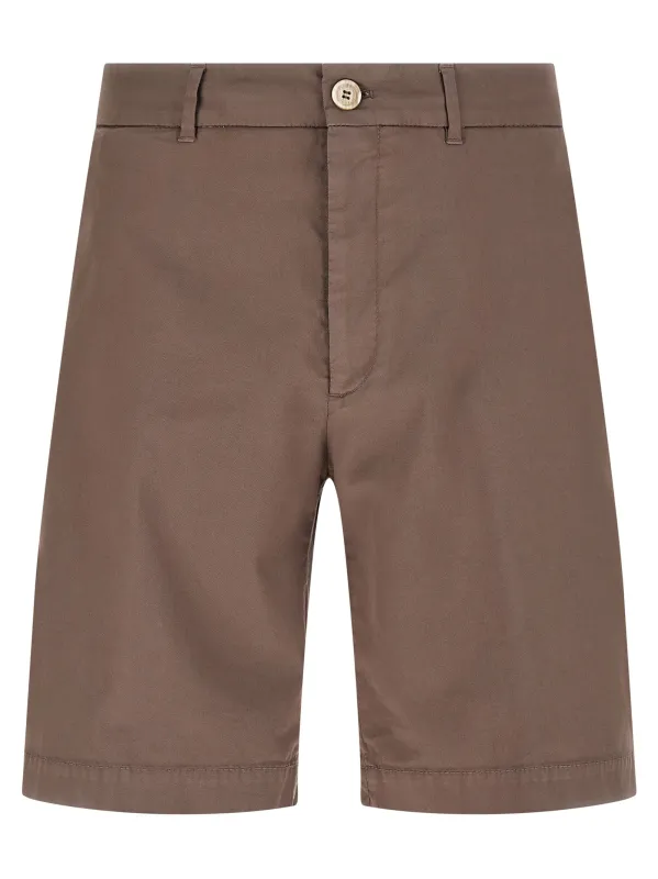 American Pima Cotton Bermuda Shorts Bermuda And Short Brown sold by Wanan Luxury