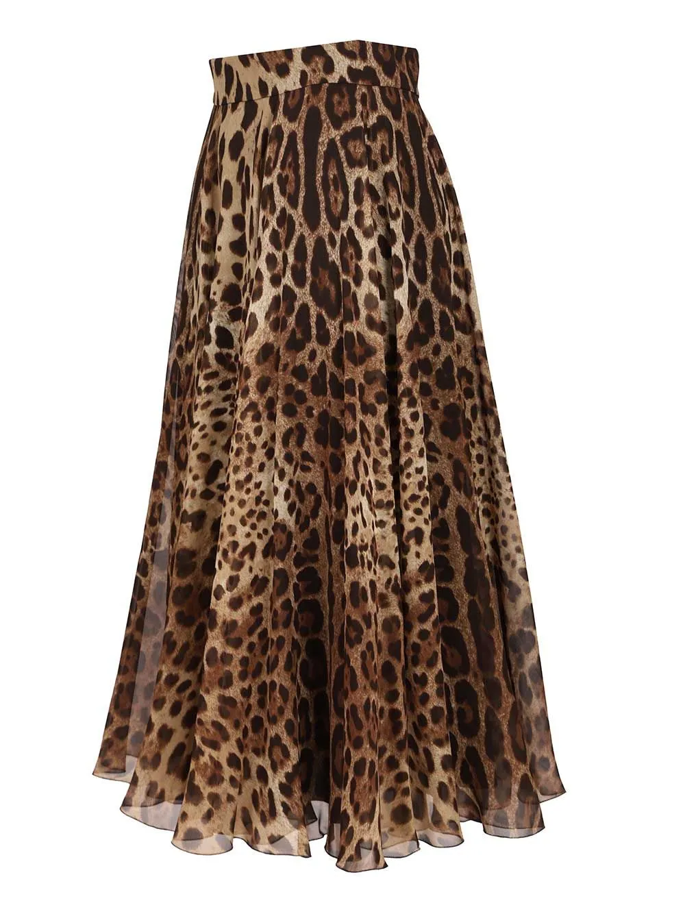 Printed Chiffon Circle Skirt Skirts Animalier sold by Wanan Luxury product image thumbnail 3